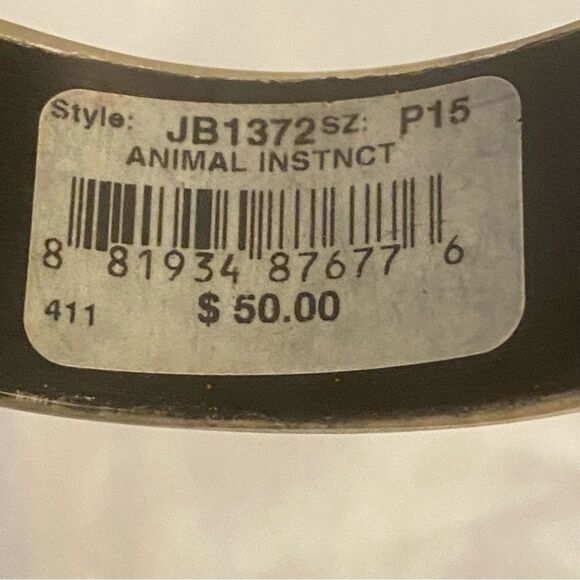 NWT BRIGHTON B ANIMAL INSTINCT Bangle Snakeskin Metal Concho Bracelet - Picture 3 of 4